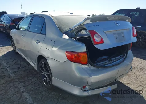 2009 Toyota Corolla S из США, поврежденный, VIN 2T1BU40E99C004048